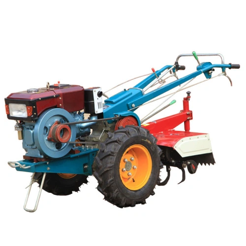 Mini 10HP-18HP Two Wheel Walking Tractor With Farm Implements