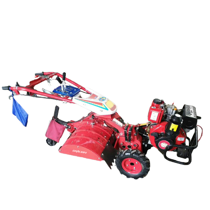 Low price 4.05KW Diesel Engine Power Tiller With Reaper