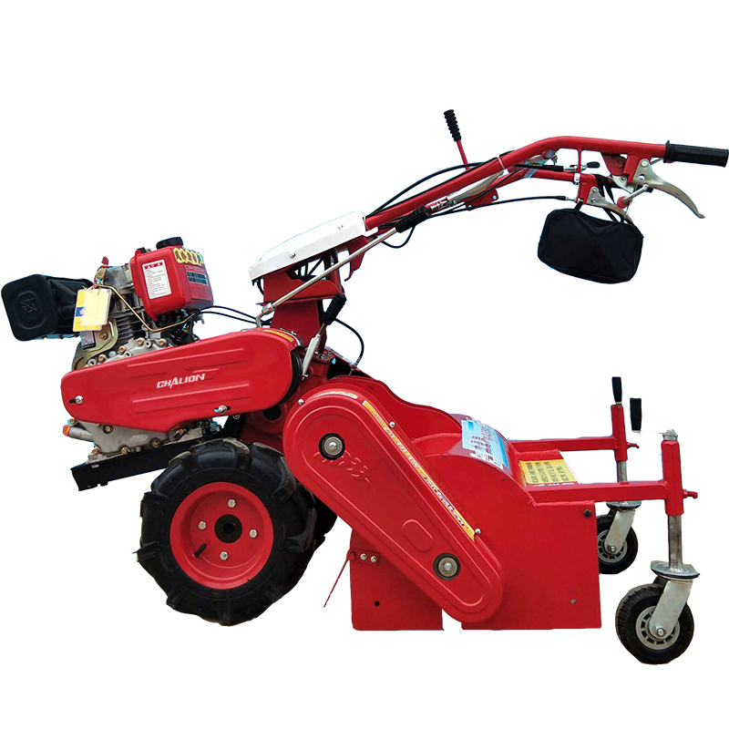 Farm Diesel Engine Power Tiller Field Straw Chopper Machine