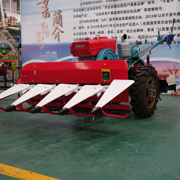 China Mini 12HP QLN-121 Walk Behind Tractor With Plough